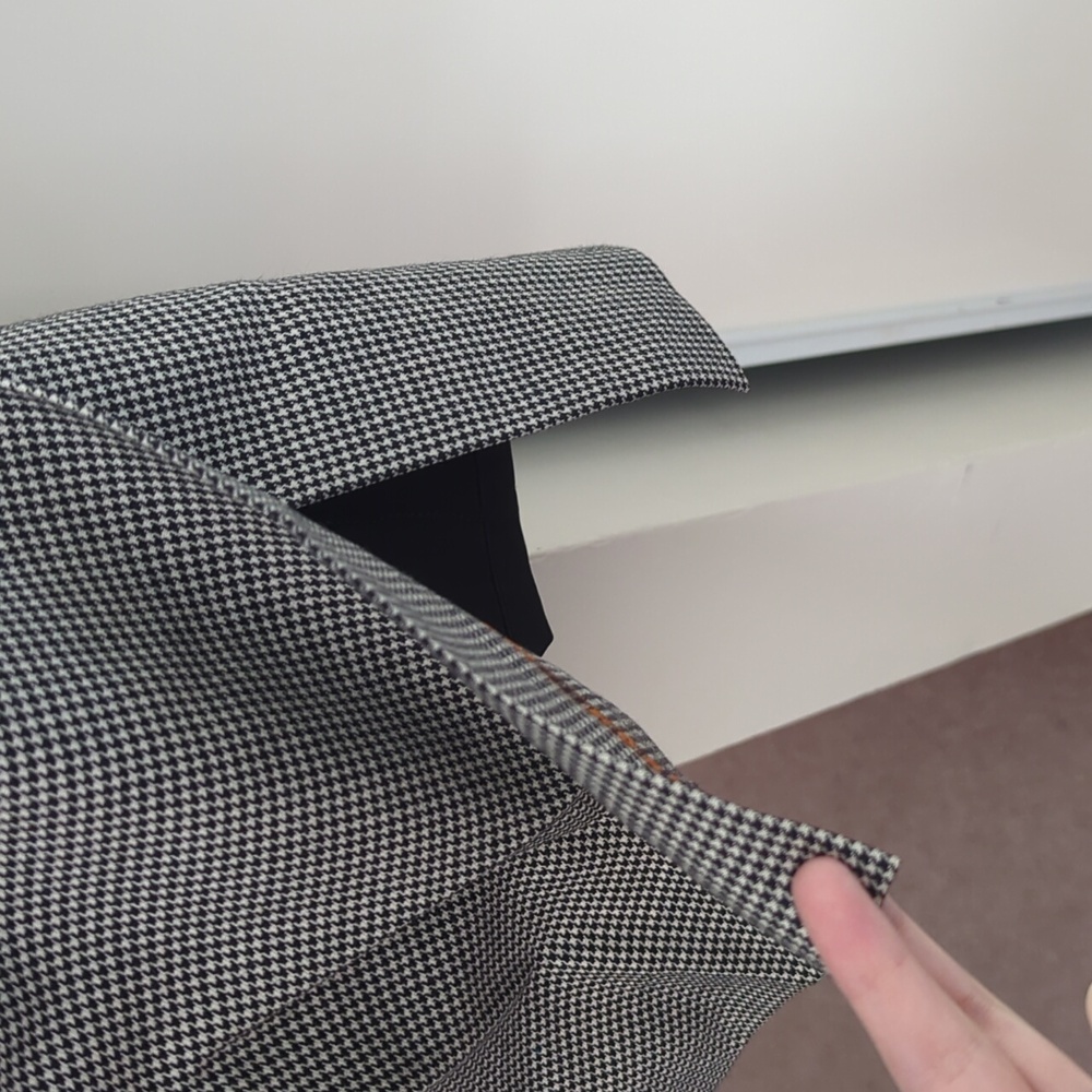 Vintage Tailor-Made Gingham Midi Skirt - Picture 4 of 7